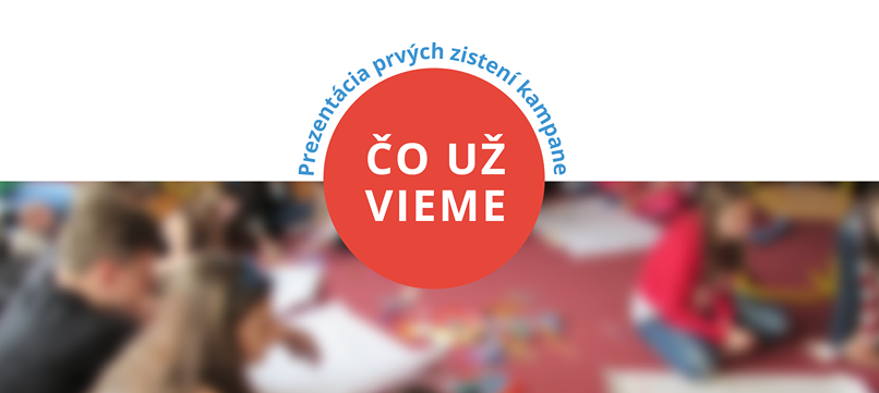 Čo už vieme | Výstupy kampane Chceme vedieť viac za rok 2014