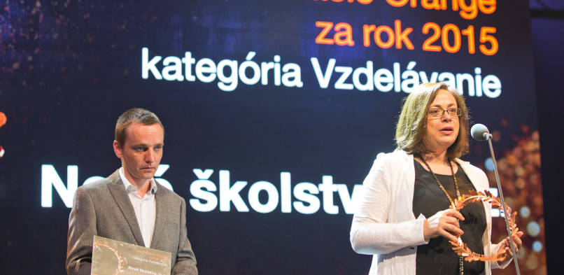 Získali sme Cenu Nadácie Orange za rok 2015